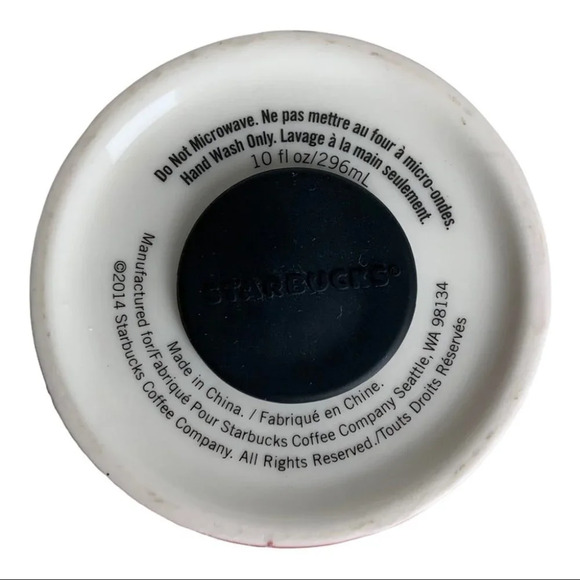 20. Starbucks Coffee Tumbler Chevron  Red 10 fl oz 2014 - Picture 8 of 8